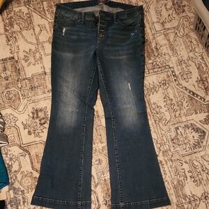 Torrid Dark Blue Flare Jeans...like New